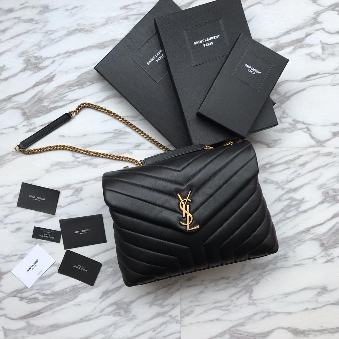 Saint Laurent Loulou Medium Chain Shoulder Bag(32x22x11CM) - PerfectKickZ