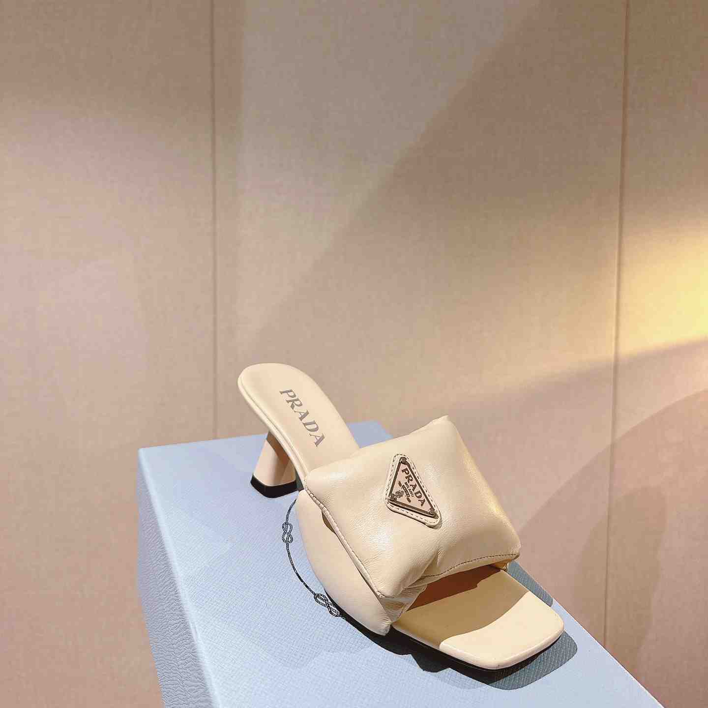 Prada Soft Padded Nappa Sandals - PerfectKickZ