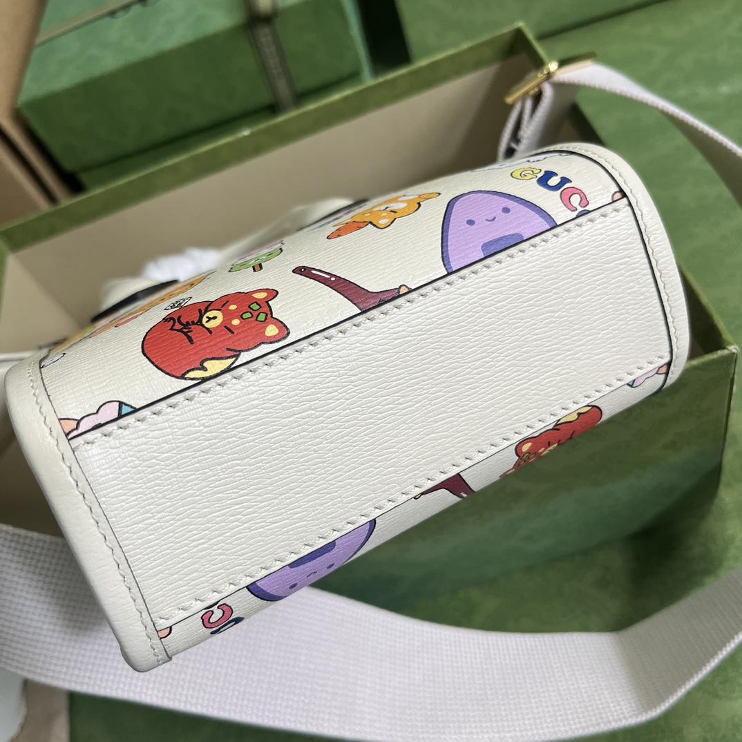 Gucci Animal Print Mini Tote Bag(16-20-7cm) - PerfectKickZ