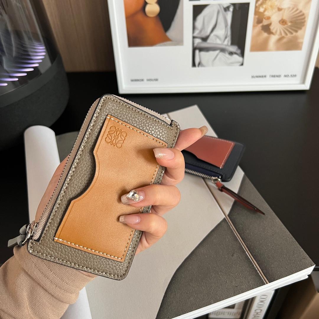 Loewe Coin Cardholder In Soft Grained Calfskin - PerfectKickZ