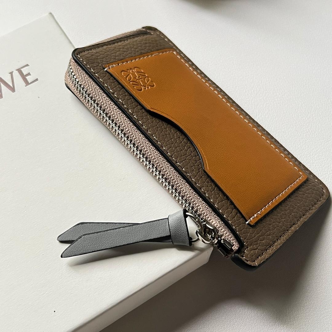 Loewe Coin Cardholder In Soft Grained Calfskin - PerfectKickZ