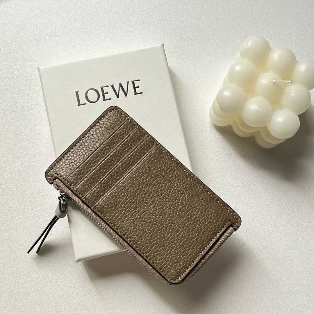 Loewe Coin Cardholder In Soft Grained Calfskin - PerfectKickZ