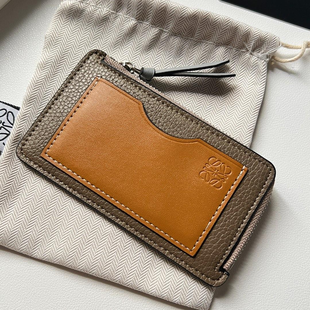 Loewe Coin Cardholder In Soft Grained Calfskin - PerfectKickZ