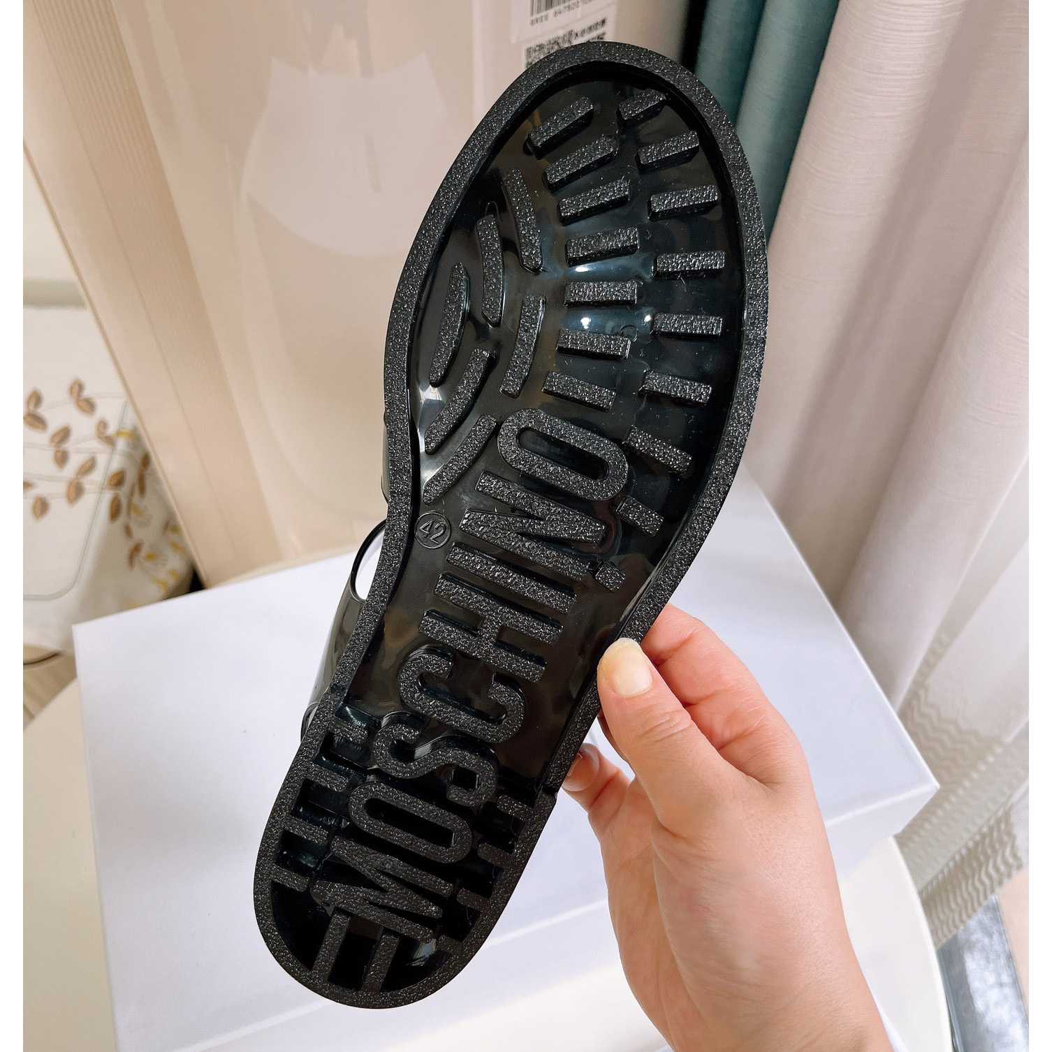 Moschino Logo-plaque Closed-Toe Sandals - PerfectKickZ