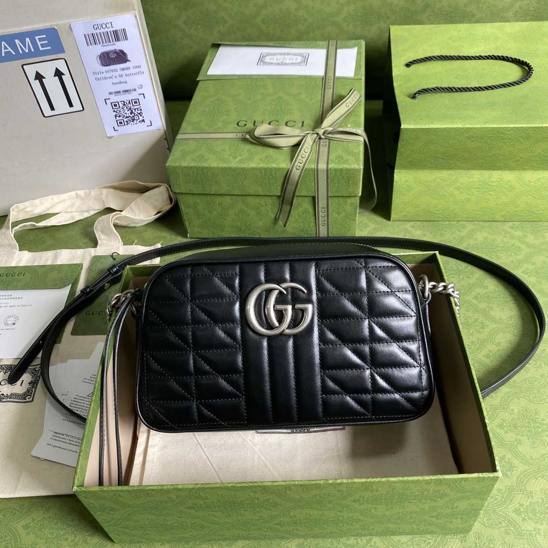 Gucci GG Marmont Small Shoulder Bag(24-12-7cm) - PerfectKickZ