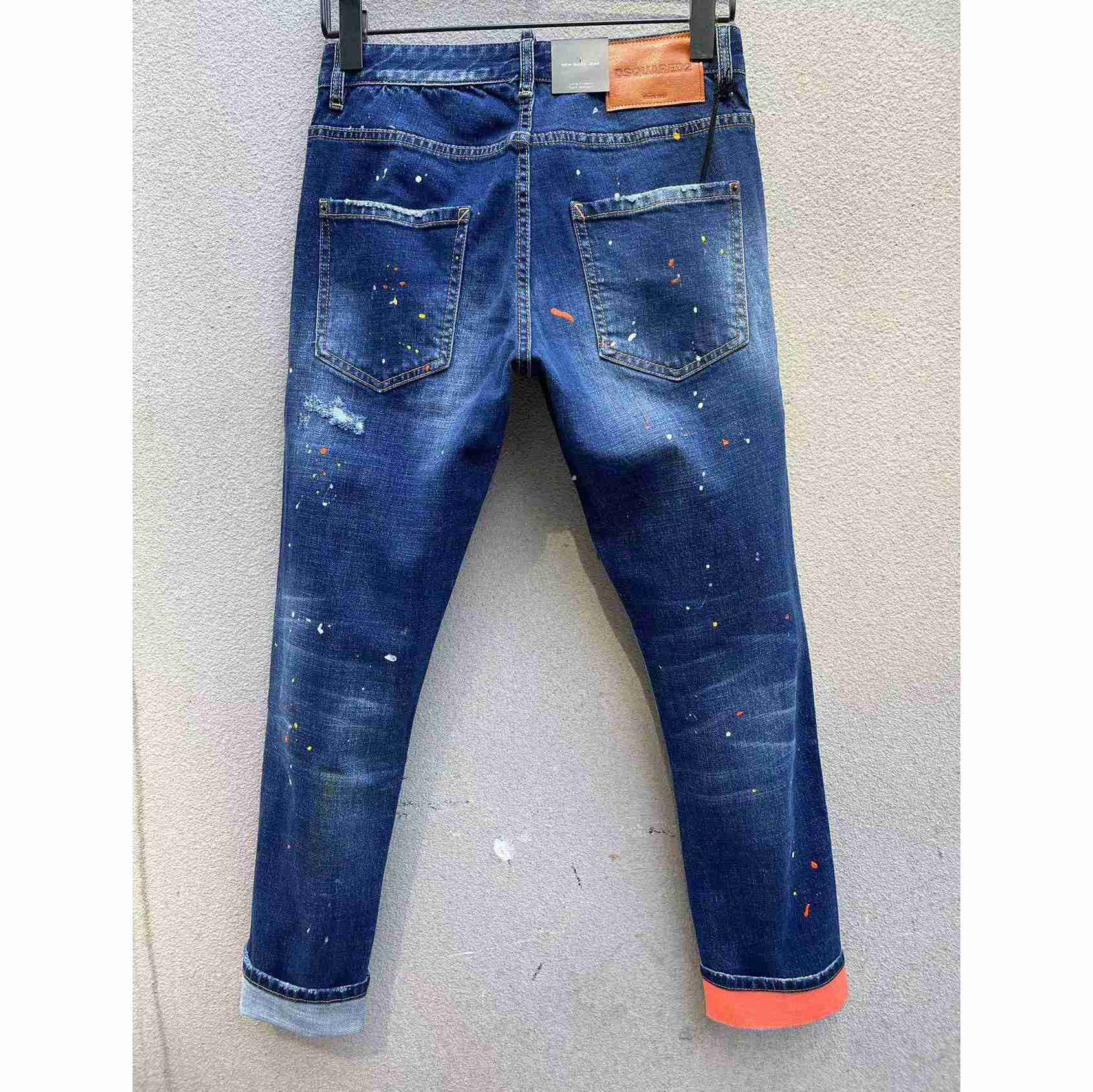 Dsquared2 Tidy Biker Slim-Fit Denim Jeans   DSQ108 - PerfectKickZ