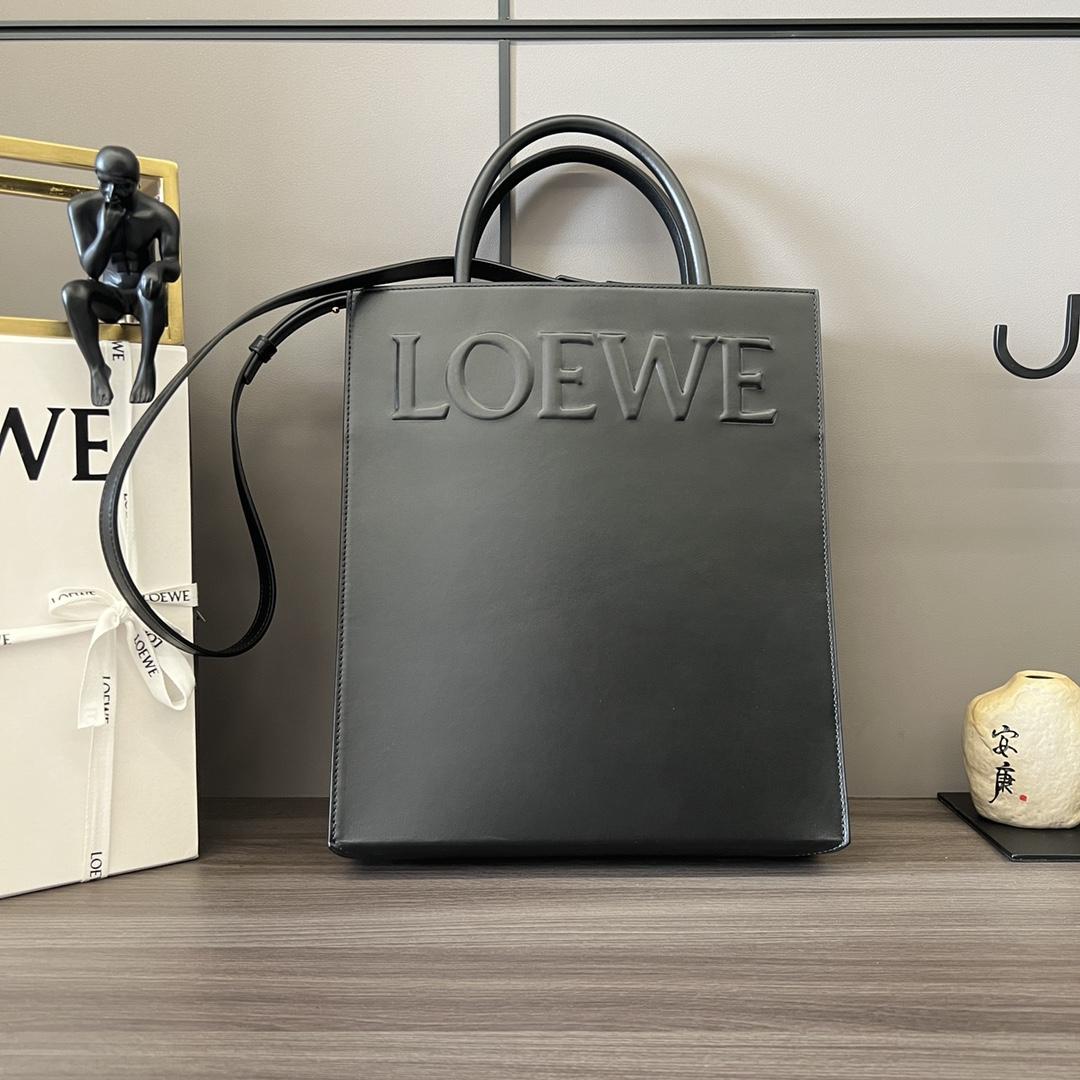 Loewe Standard A4 Tote In Sleek Calfskin - PerfectKickZ