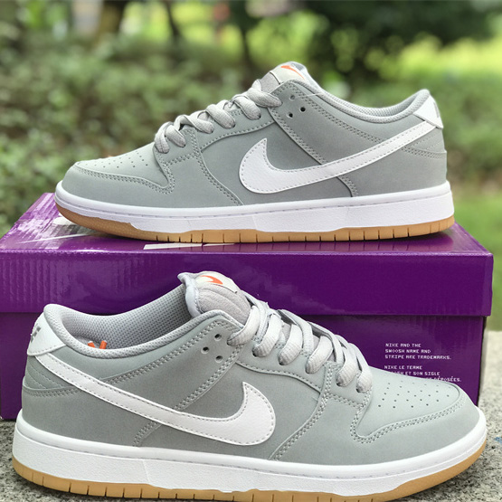 Nike SB Dunk Low “Grey Gum” Sneakers     DV5464-001 - PerfectKickZ