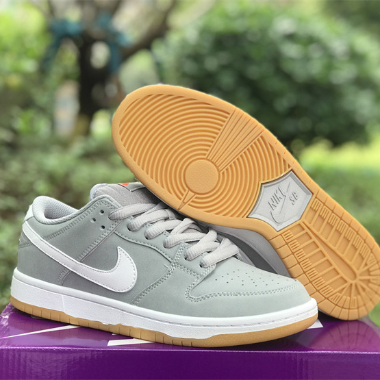 Nike SB Dunk Low “Grey Gum” Sneakers     DV5464-001 - PerfectKickZ
