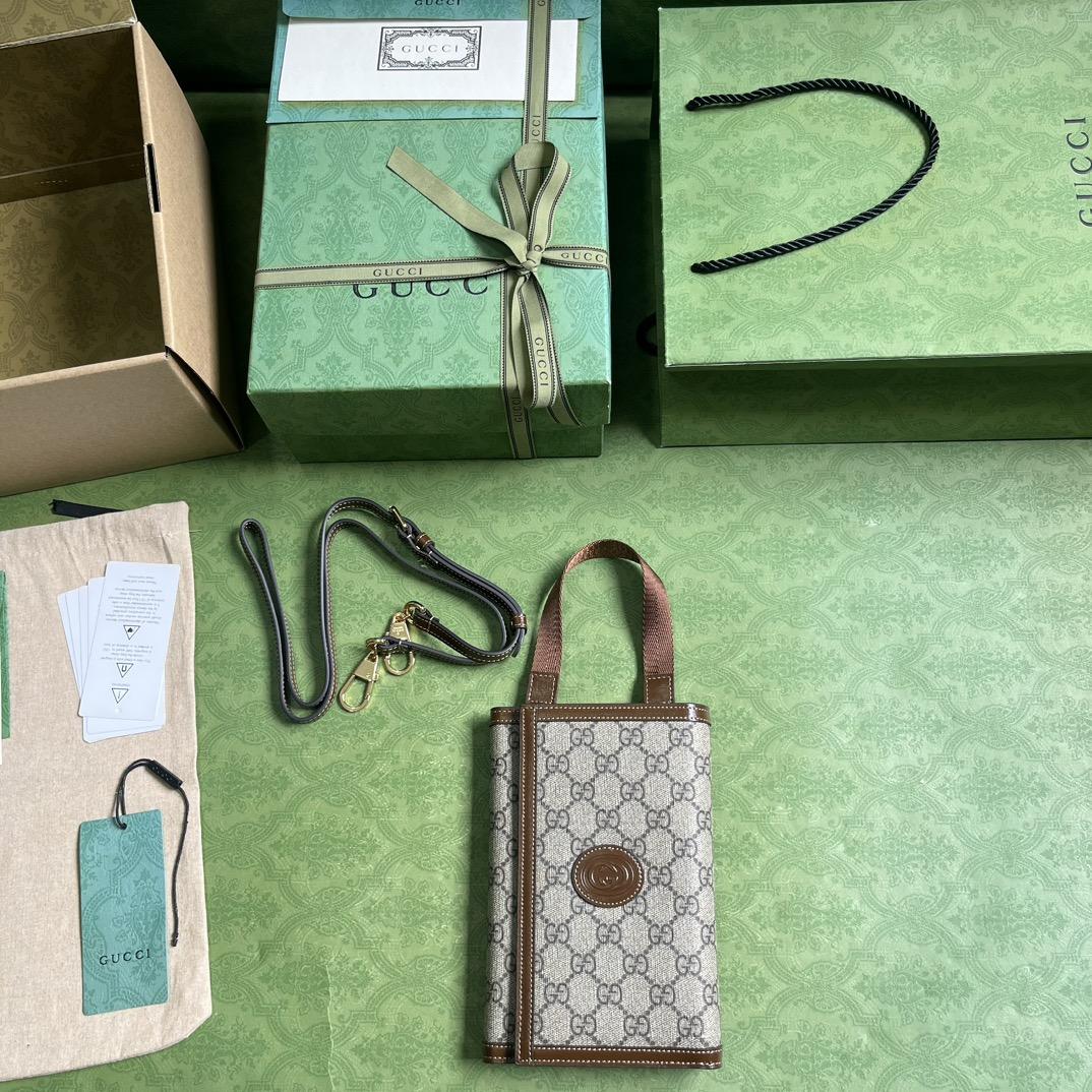 Gucci GG Top Handle Wallet(20-16-8.5cm) - PerfectKickZ