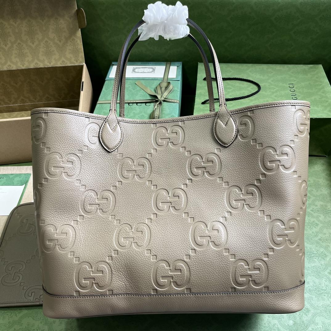 Gucci Jumbo GG Large Tote Bag(40-33-19CM) - PerfectKickZ