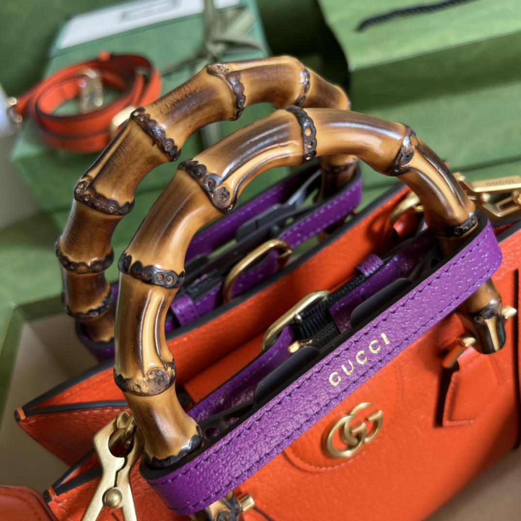 Gucci Diana Mini Tote Bag(20*16*10cm) - PerfectKickZ