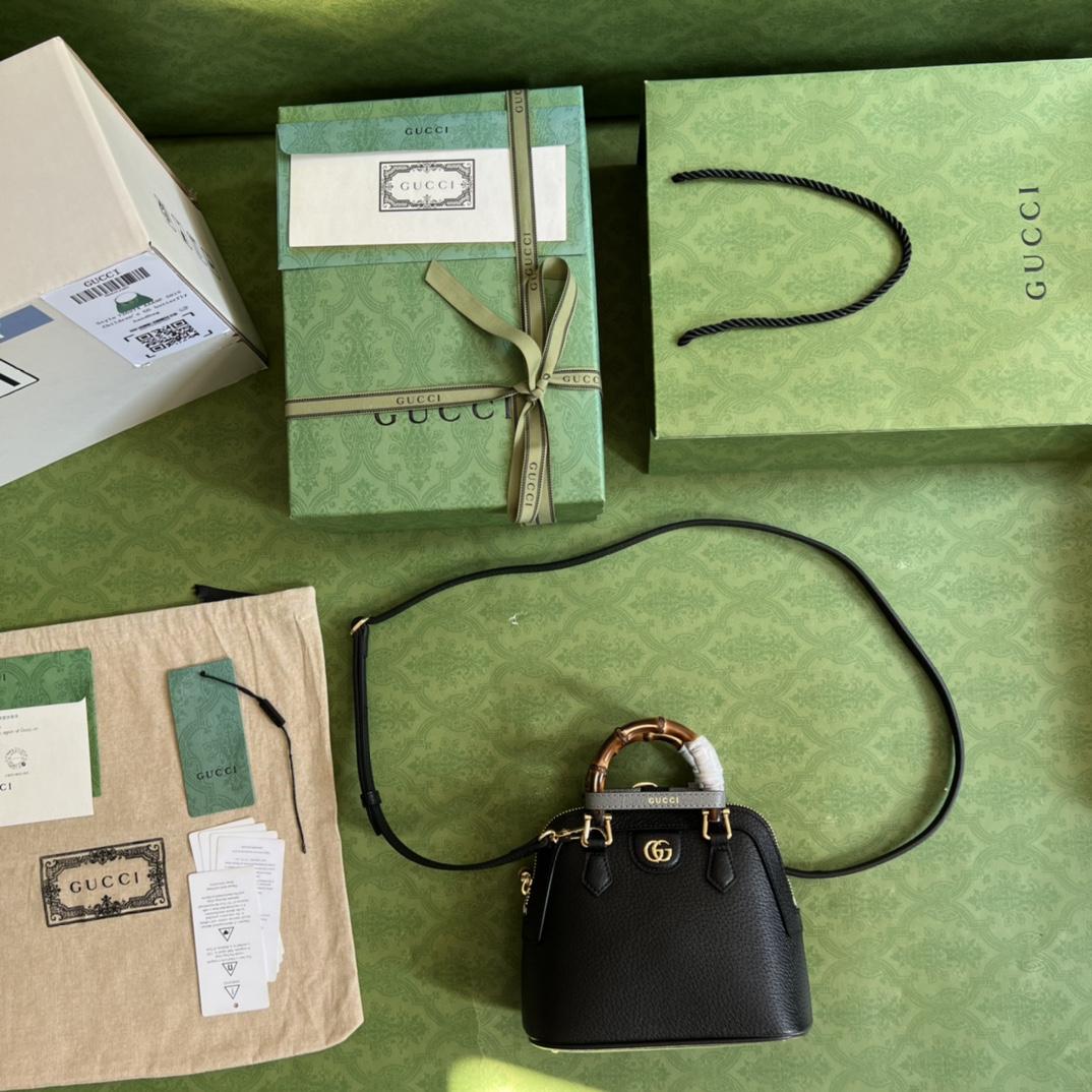 Gucci Diana Mini Tote Bag(20-16-8.5cm) - PerfectKickZ