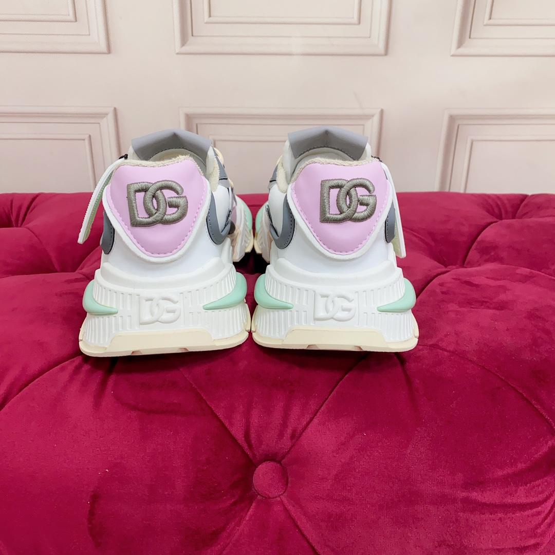 Dolce & Gabbana Mixed-Material Airmaster Sneakers - PerfectKickZ