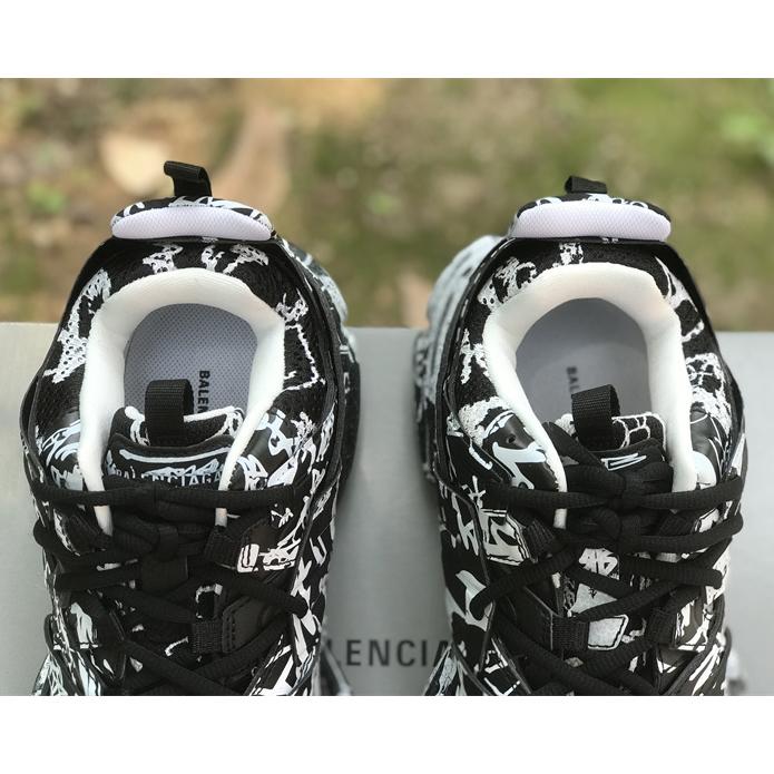 Balenciaga Track Graffiti Sneaker In Black - PerfectKickZ