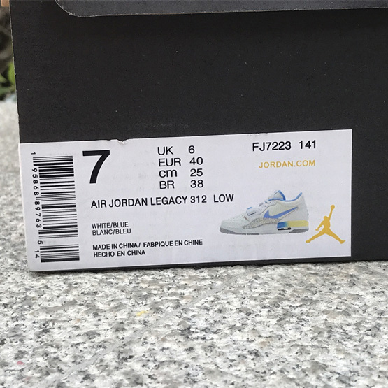 Jordan Legacy 312 Low “UNC” Sneaker     FJ7223-141 - PerfectKickZ