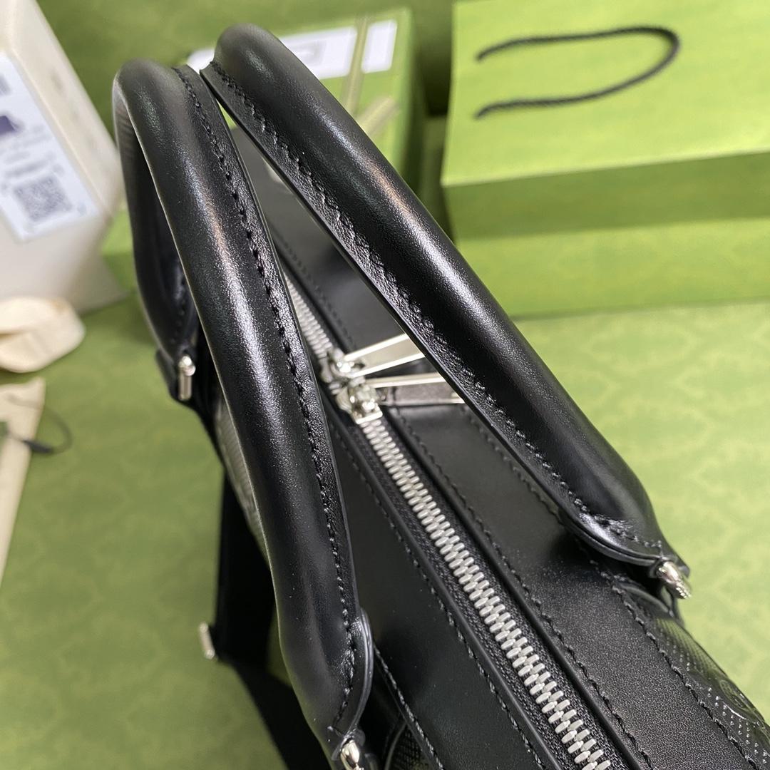 Gucci GG Embossed Briefcase(40-29-6cm) - PerfectKickZ