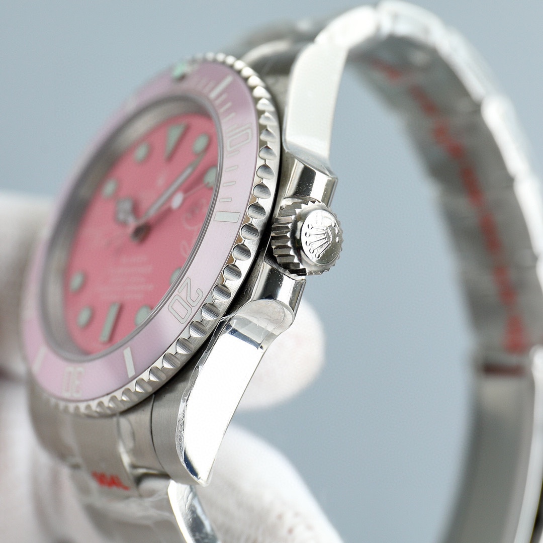 Rolex Submariner Pink Dial Watch - PerfectKickZ