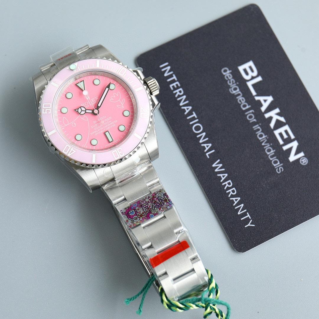 Rolex Submariner Pink Dial Watch - PerfectKickZ
