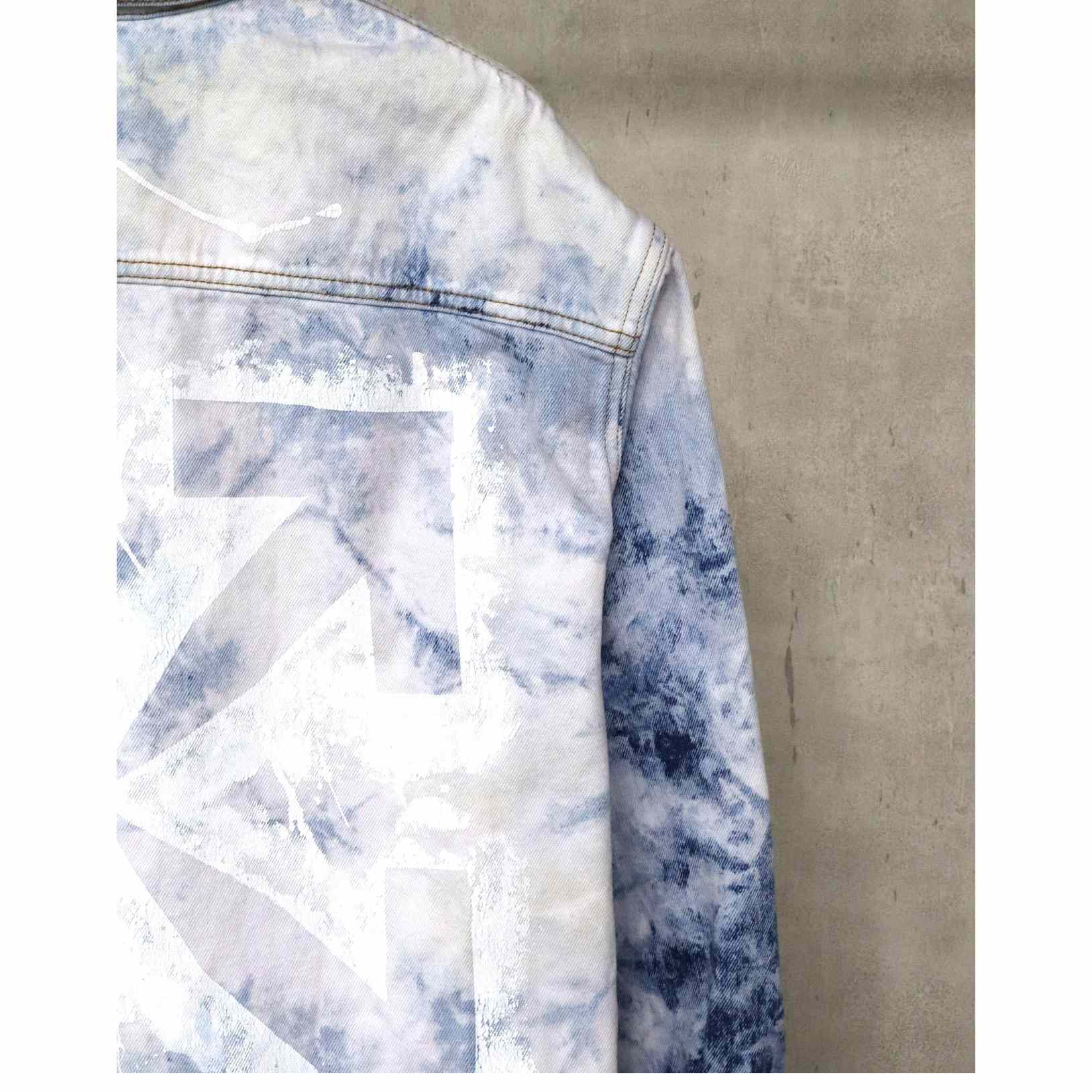Off-White Men's Skater Heaven Denim Jacket - PerfectKickZ