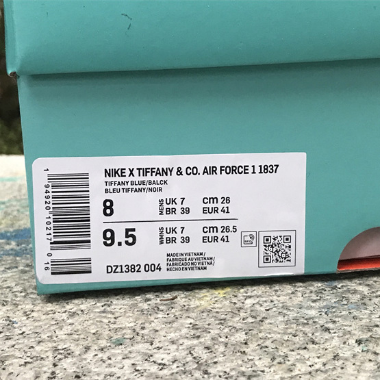 Nike x Tiffany & Co. Air Force 1 1837  Sneaker          DZ1382-004 - PerfectKickZ