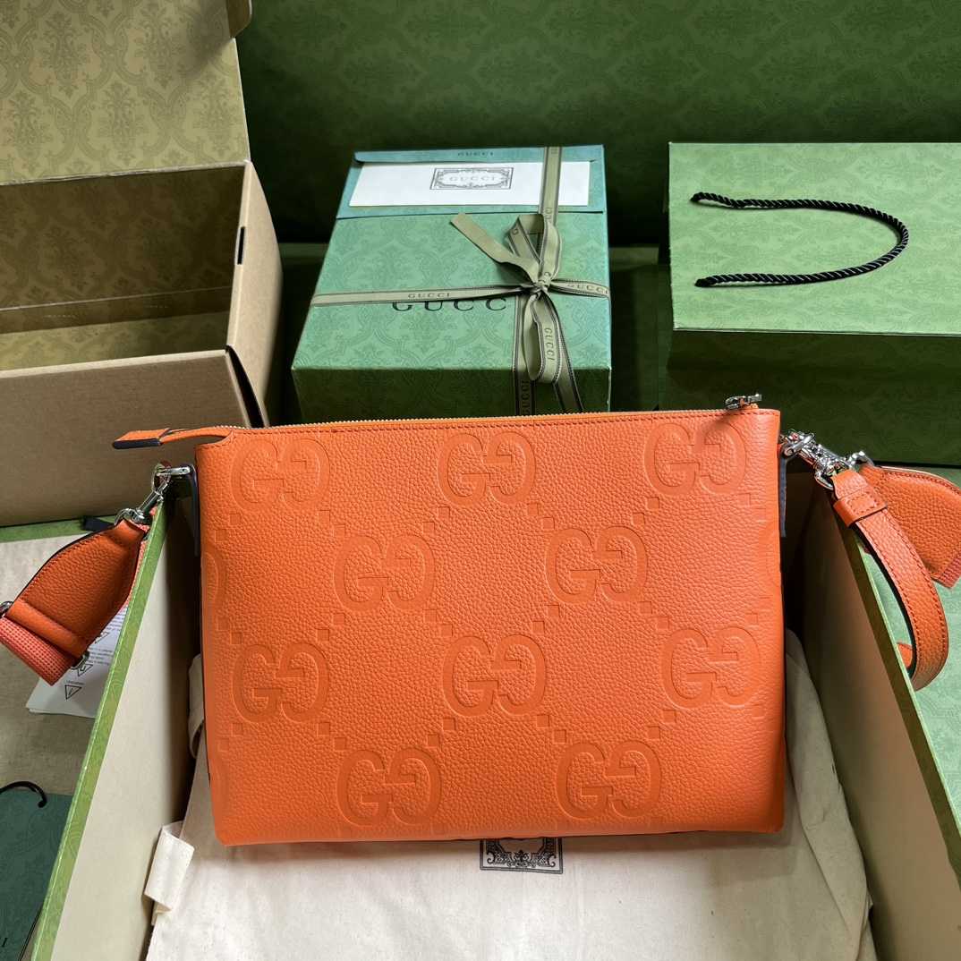 Gucci Jumbo GG Medium Messenger Bag(31-24.5-5cm) - PerfectKickZ