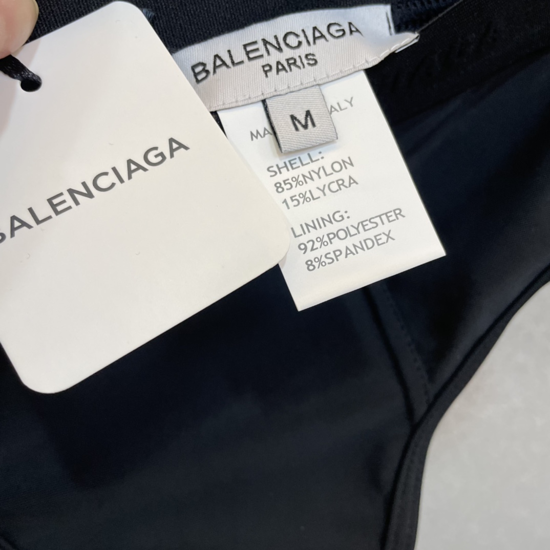 Balenciaga Sporty Bikini Set In Black - PerfectKickZ