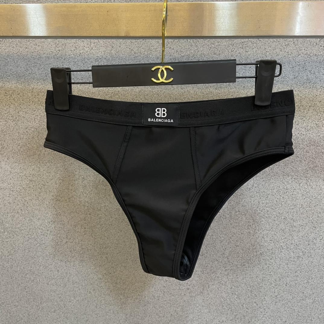 Balenciaga Sporty Bikini Set In Black - PerfectKickZ