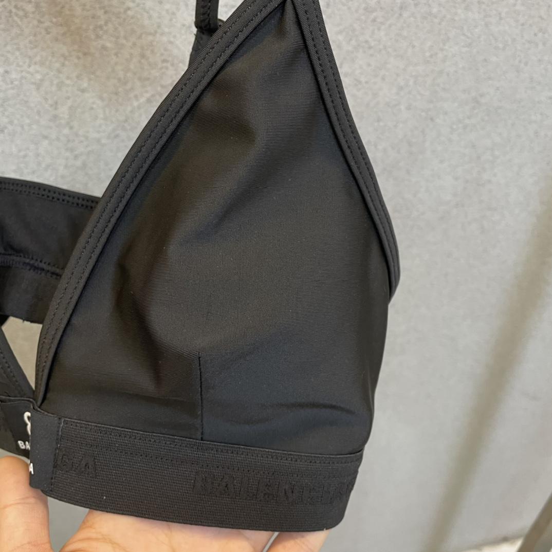 Balenciaga Sporty Bikini Set In Black - PerfectKickZ