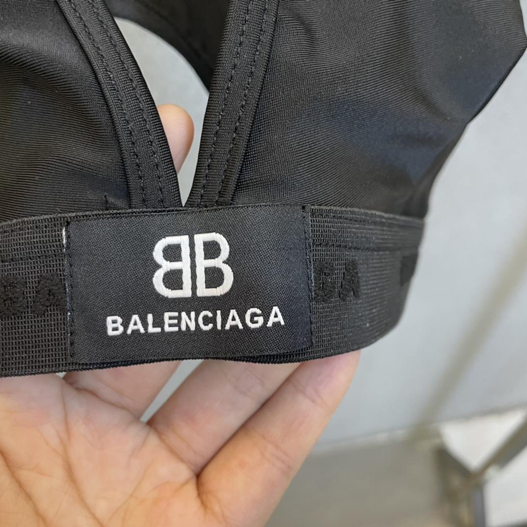 Balenciaga Sporty Bikini Set In Black - PerfectKickZ