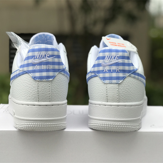 Nike Air Force 1 Low 'Blue Gingham' Sneaker       DZ2784-100 - PerfectKickZ