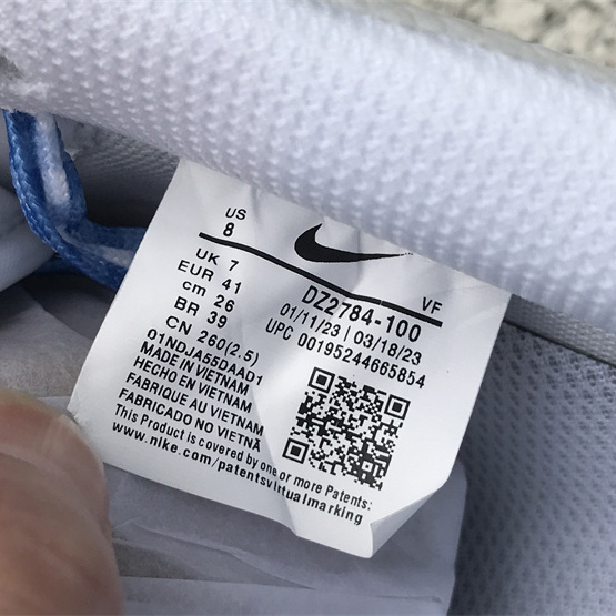 Nike Air Force 1 Low 'Blue Gingham' Sneaker       DZ2784-100 - PerfectKickZ