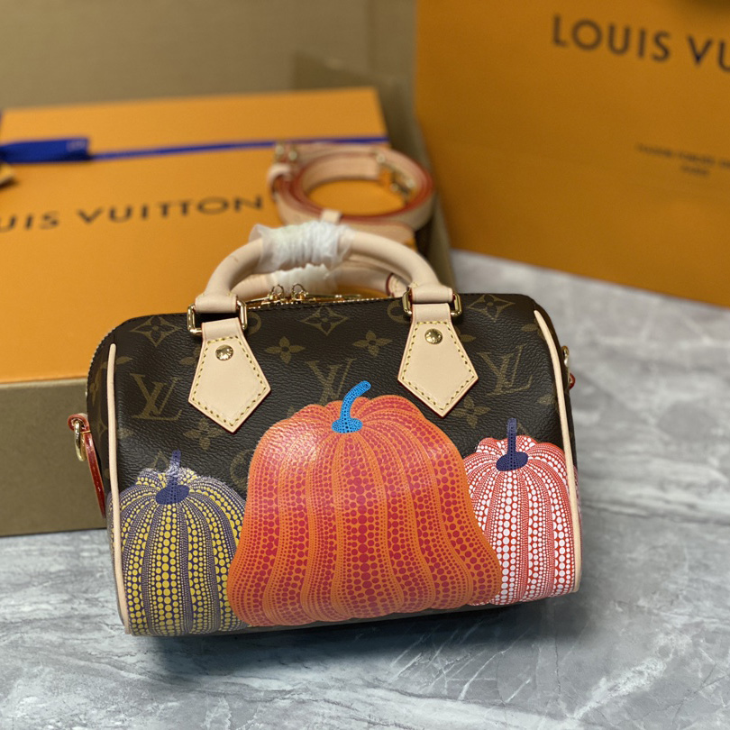 Louis Vuitton LV x YK Speedy Bandoulière 20  (20.5 x 13.5 x 12cm)       M46469 - PerfectKickZ