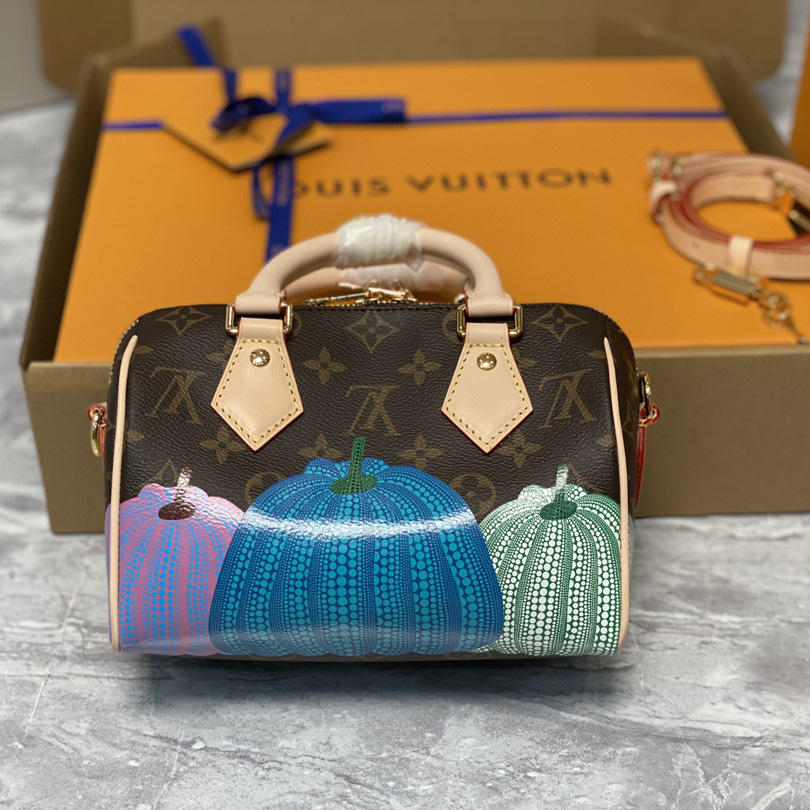 Louis Vuitton LV x YK Speedy Bandoulière 20  (20.5 x 13.5 x 12cm)       M46469 - PerfectKickZ