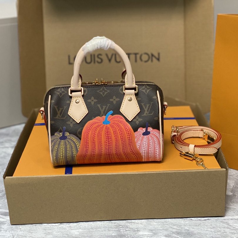 Louis Vuitton LV x YK Speedy Bandoulière 20  (20.5 x 13.5 x 12cm)       M46469 - PerfectKickZ