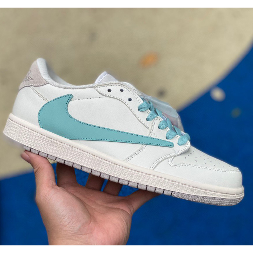 TIFFANY & CO. x Travis Scott x Air Jordan 1 Low “11837” Sneaker      DM7866-220 - PerfectKickZ