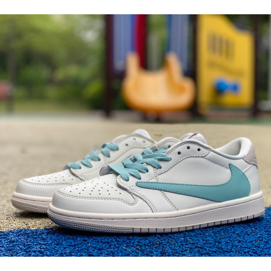 TIFFANY & CO. x Travis Scott x Air Jordan 1 Low “11837” Sneaker      DM7866-220 - PerfectKickZ