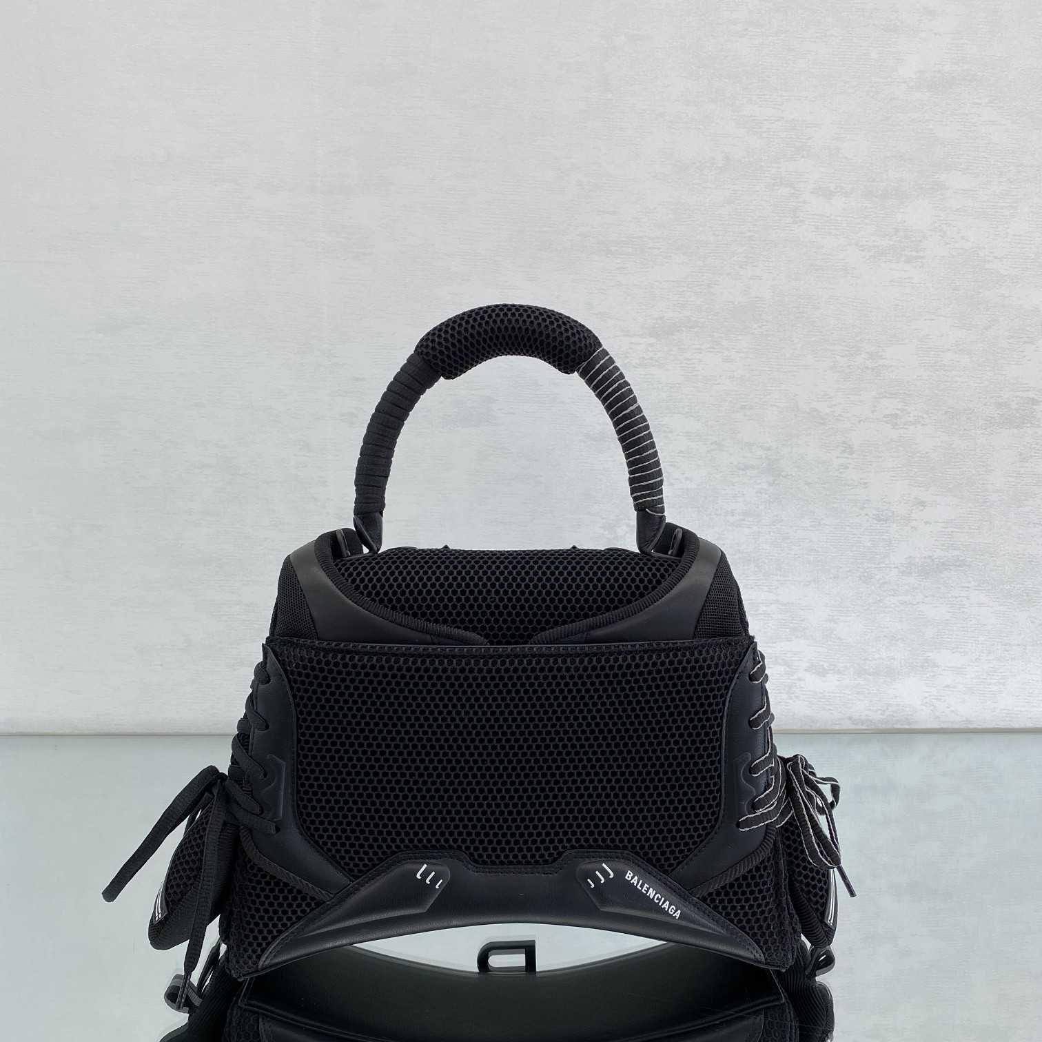 Balenciaga SneakerHead Medium Handbag In Black - PerfectKickZ
