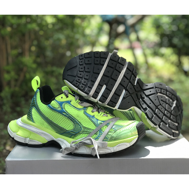 Balenciaga 3XL Trainers In Fluo Yellow  - PerfectKickZ