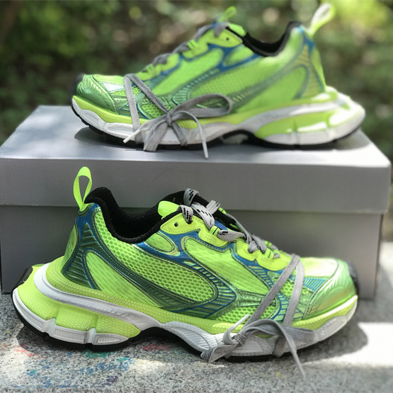 Balenciaga 3XL Trainers In Fluo Yellow  - PerfectKickZ