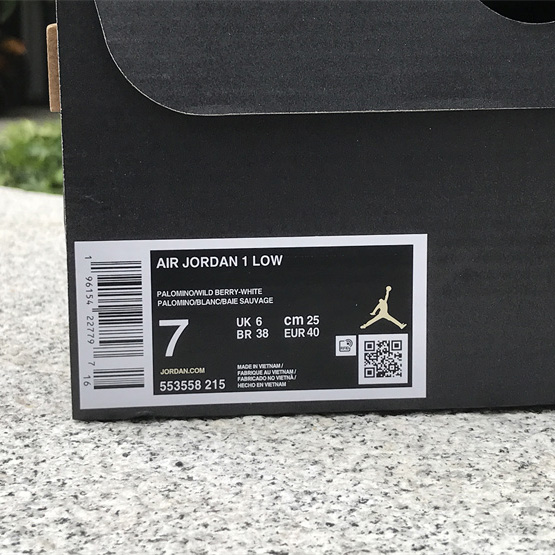 Air Jordan 1 Low Sneaker   553558-215 - PerfectKickZ