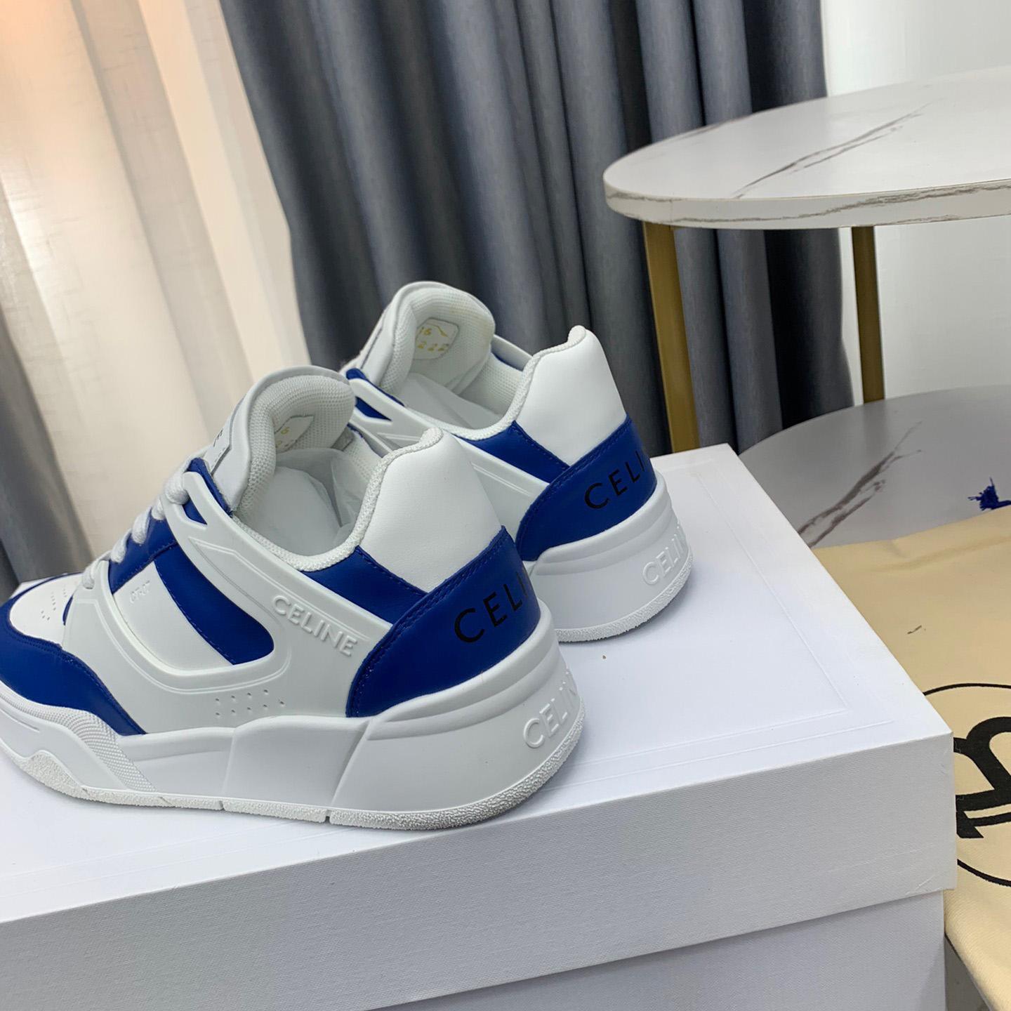 Celine CT-07 Celine Trainer Low Lace-up Sneaker In Calfskin - PerfectKickZ
