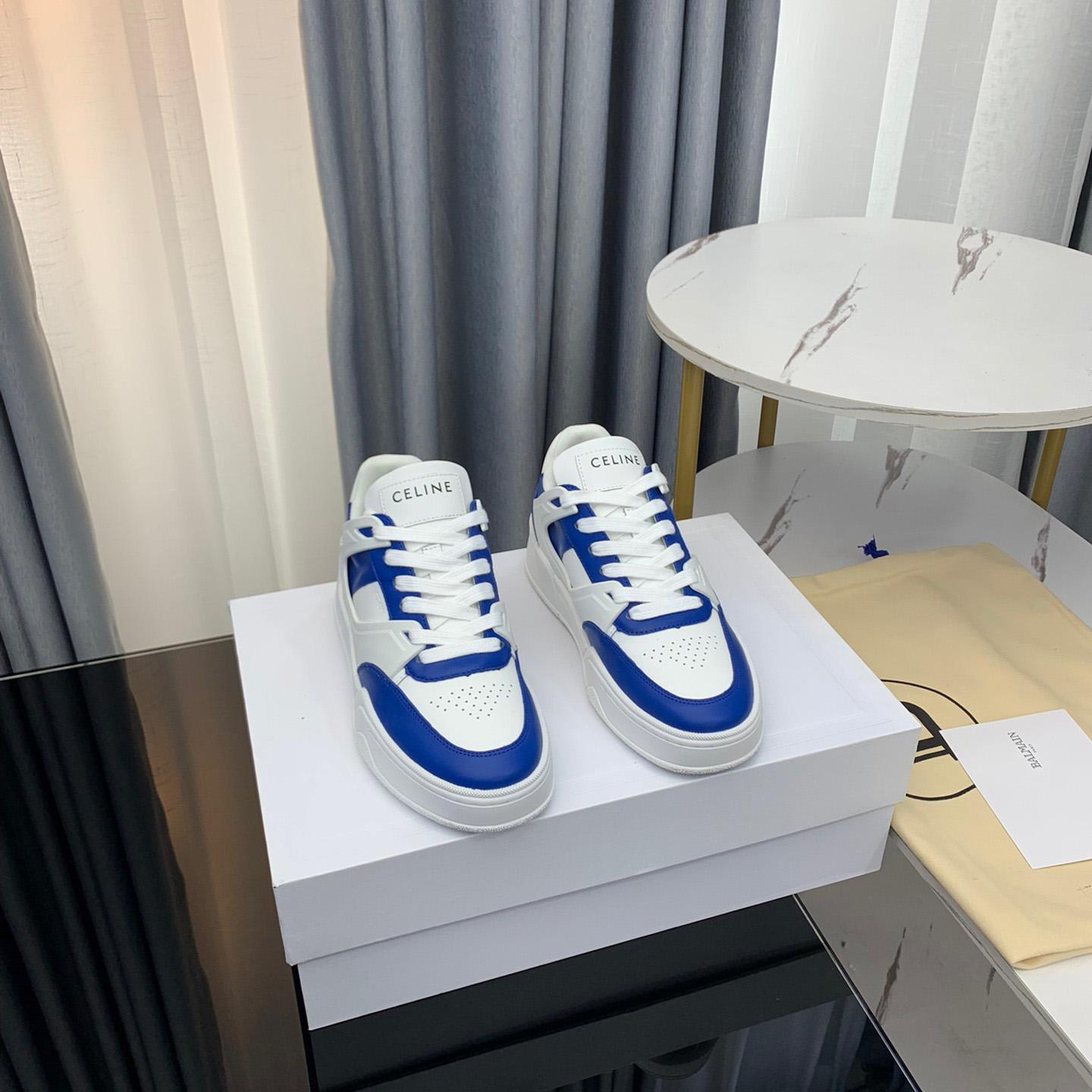 Celine CT-07 Celine Trainer Low Lace-up Sneaker In Calfskin - PerfectKickZ