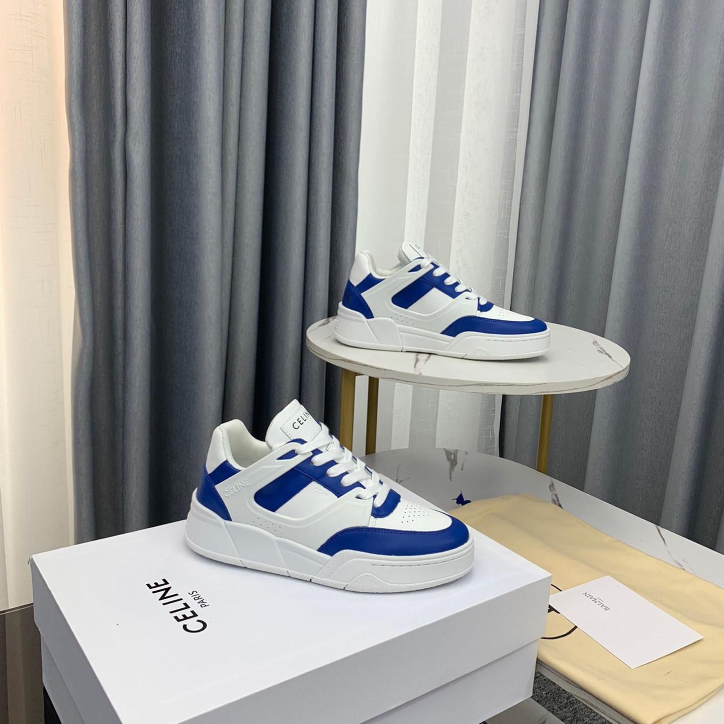 Celine CT-07 Celine Trainer Low Lace-up Sneaker In Calfskin - PerfectKickZ