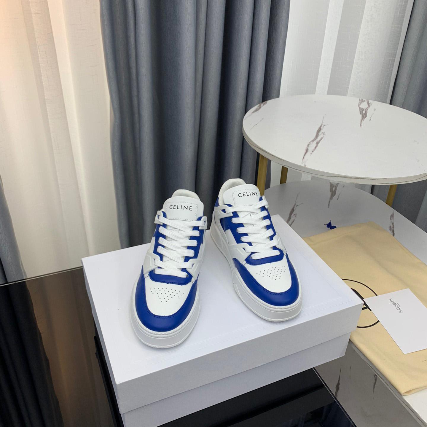 Celine CT-07 Celine Trainer Low Lace-up Sneaker In Calfskin - PerfectKickZ