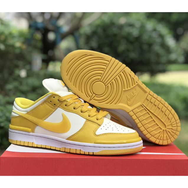 Nike Dunk Low Twist “Vivid Sulfur” Sneakers        DZ2794-100 - PerfectKickZ