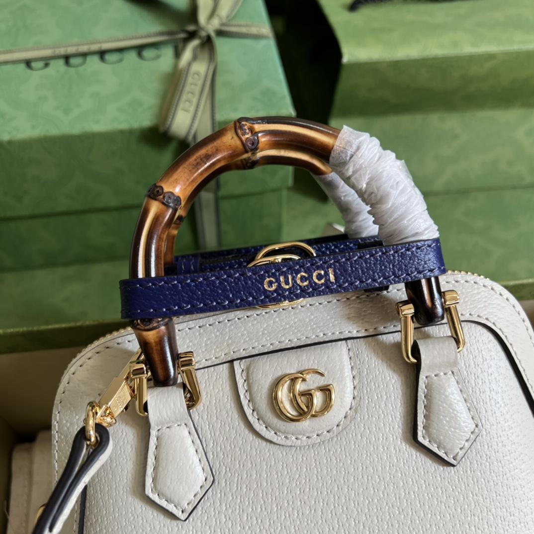Gucci Diana Mini Tote Bag(20-16-8.5cm) - PerfectKickZ