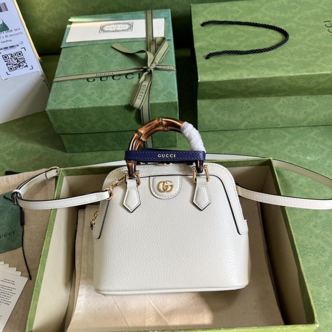 Gucci Diana Mini Tote Bag(20-16-8.5cm) - PerfectKickZ
