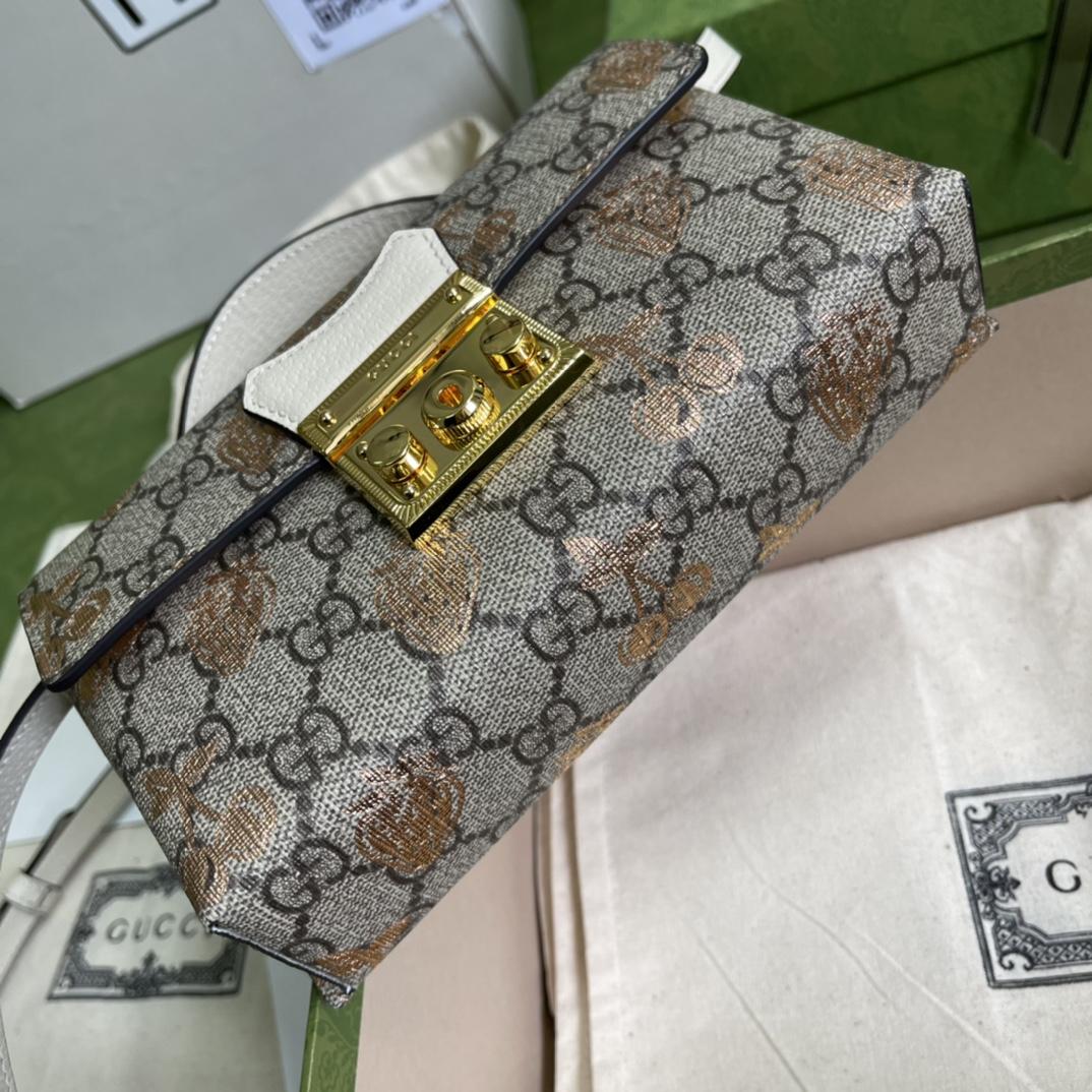 Gucci Padlock Gucci Animal Print Mini Bag(18-10-5cm) - 