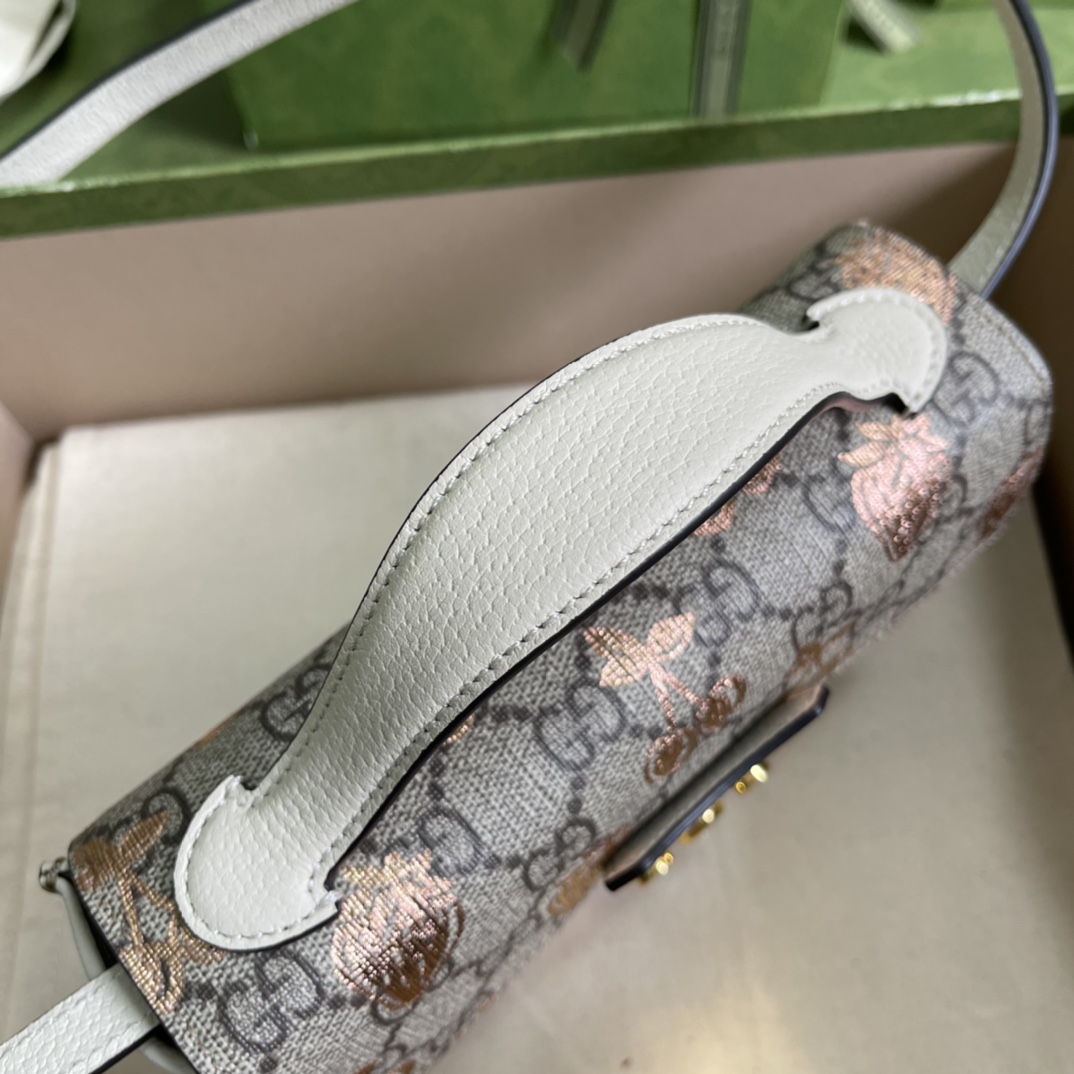 Gucci Padlock Gucci Animal Print Mini Bag(18-10-5cm) - 